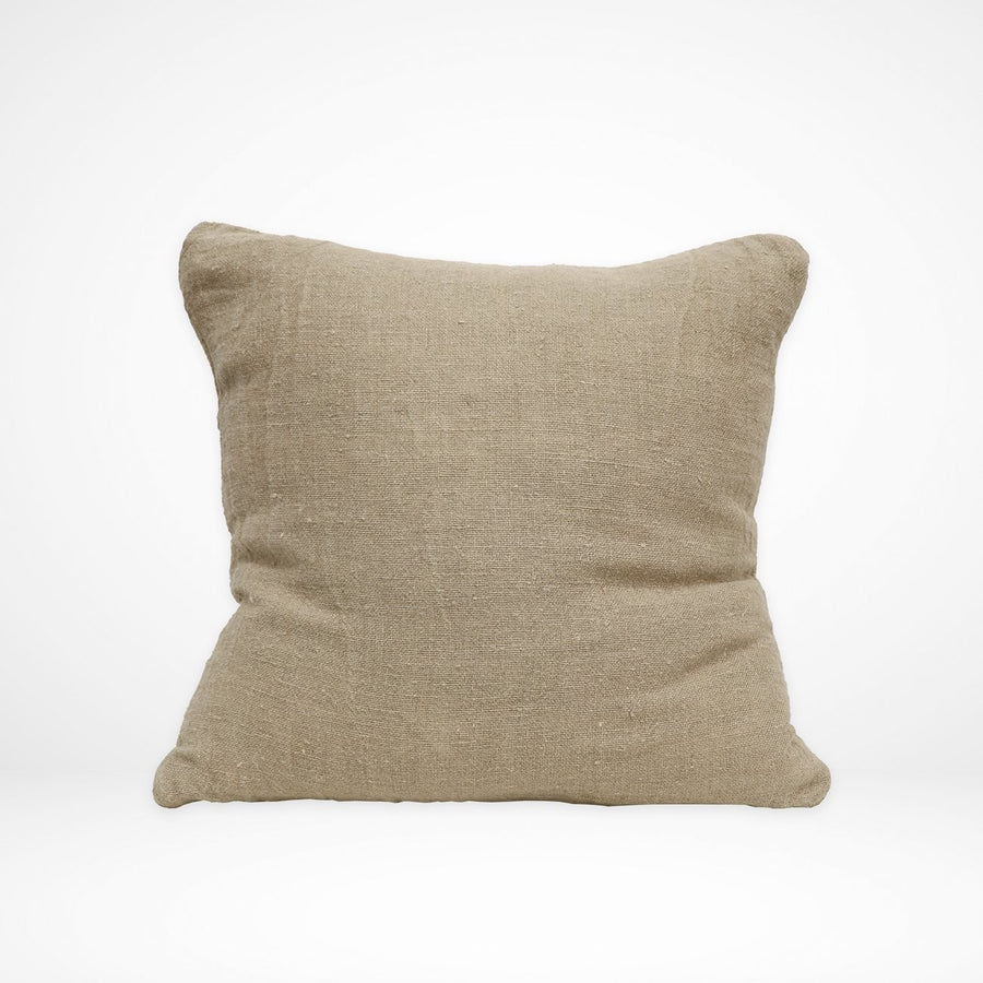 100% Linen Cushion - Half Stripe