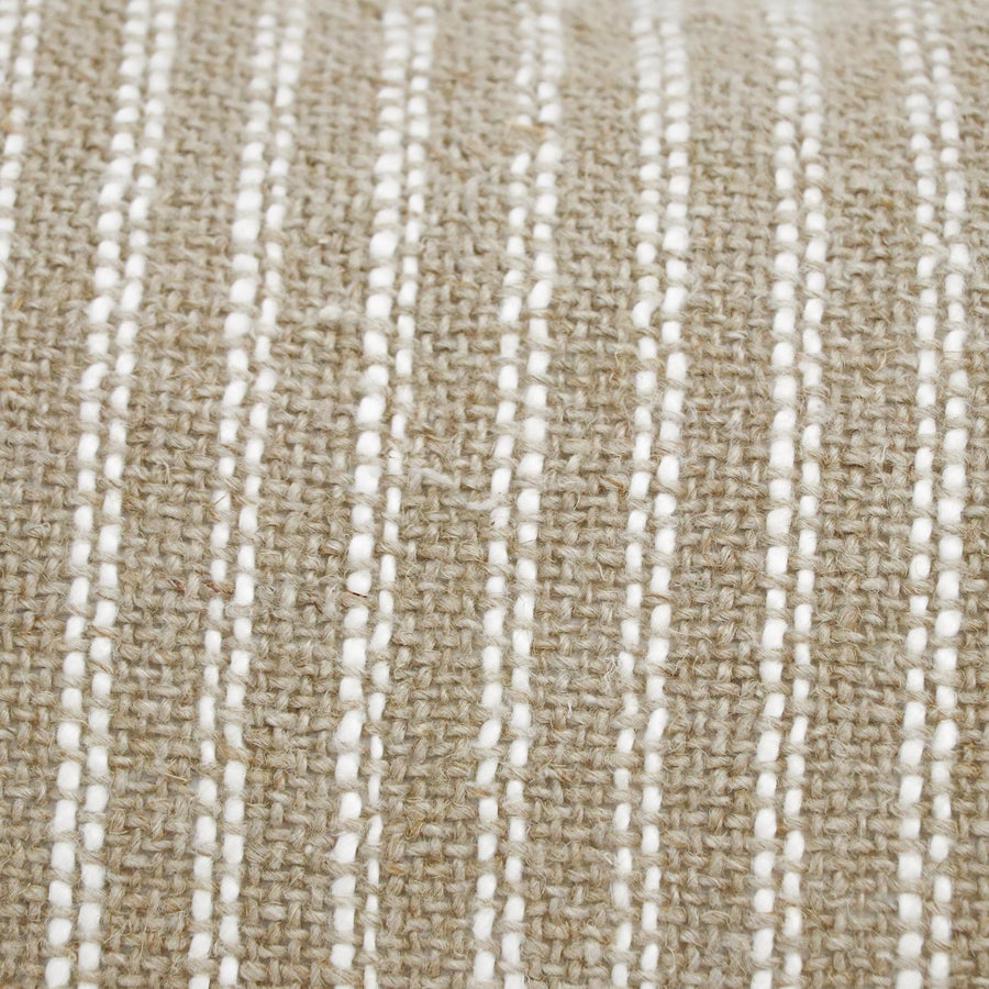 100% Linen Cushion - Pinstripe