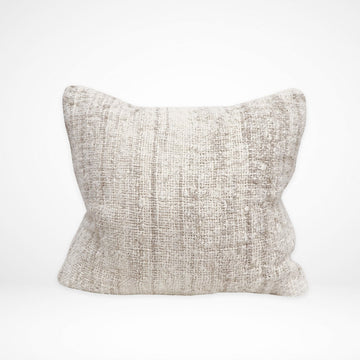 100% Linen Cushion - Textured Bone