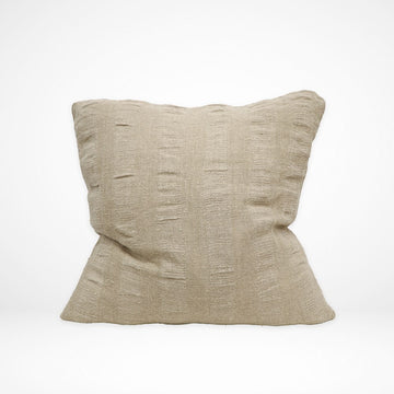 100% Linen Cushion - Textured Stripe