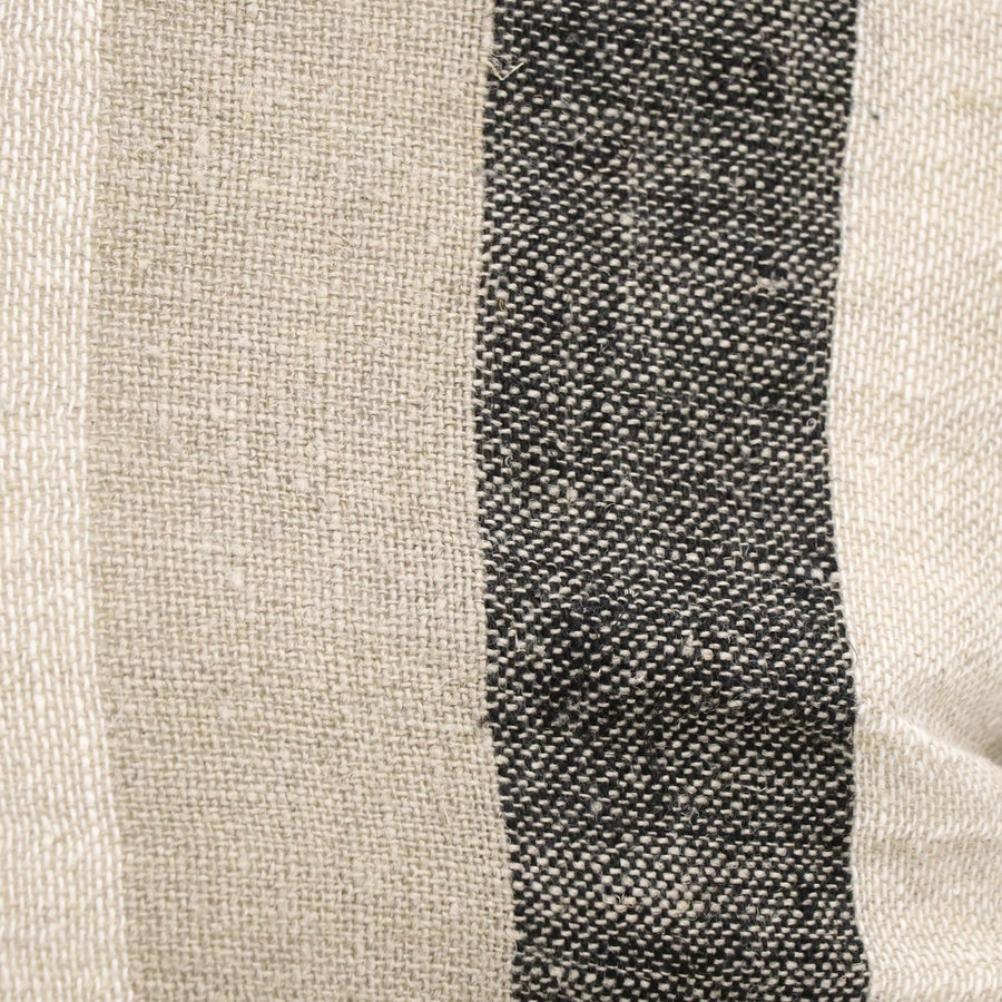 100% Linen Cushion - Triple Stripe