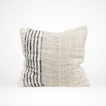 100% Linen Cushion - Side Stripes