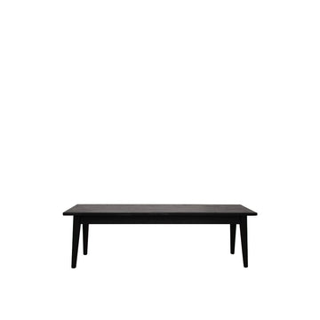 American White Oak Bench 150cm - Black