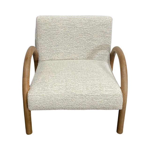 Ash Double Arch Occasional Chair - Merino