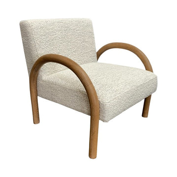 Ash Double Arch Occasional Chair - Merino