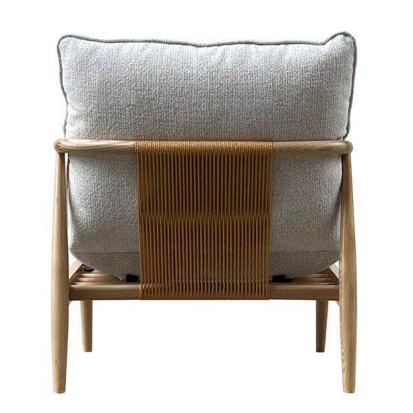 Ash & Rope Armchair - Rice