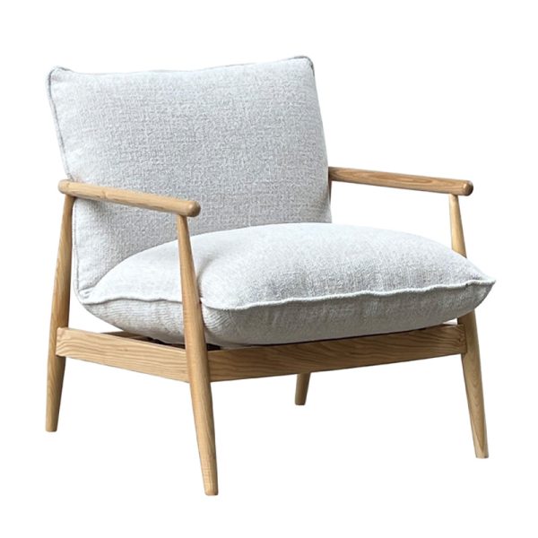 Ash & Rope Armchair - Rice