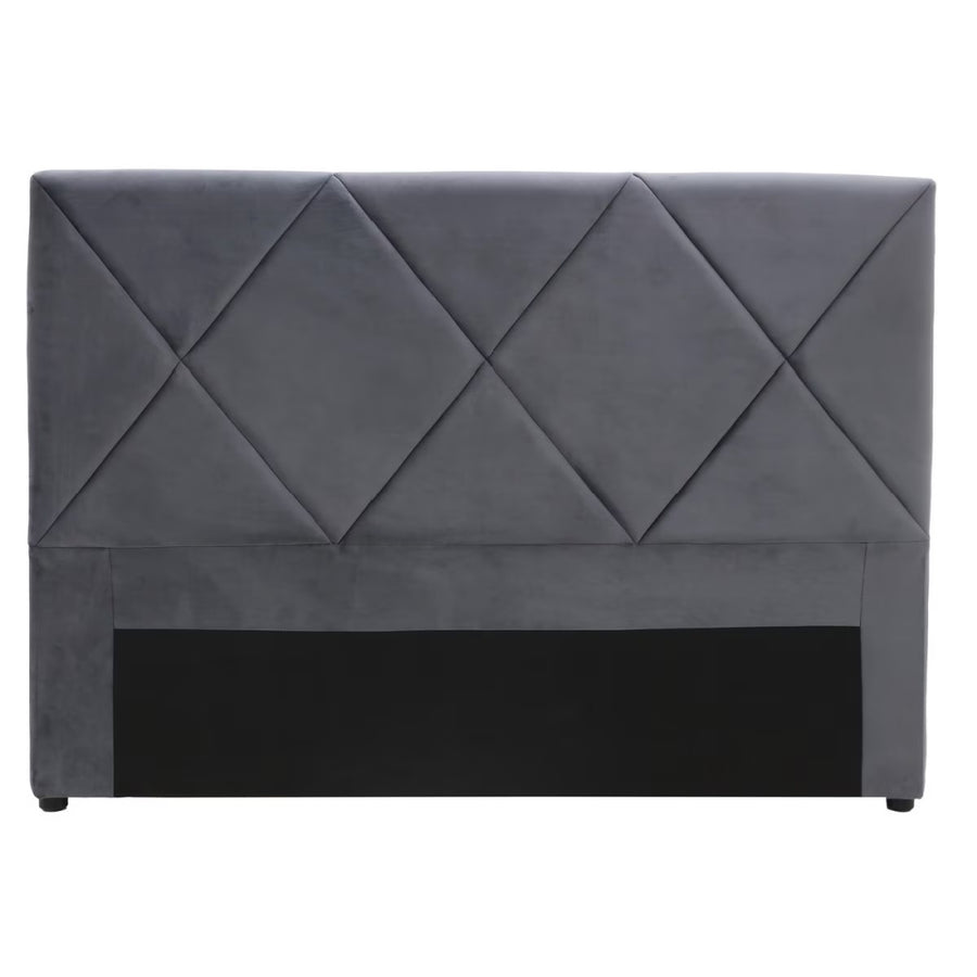 Diamond Stitched Headboard - King/Super King - Charcoal