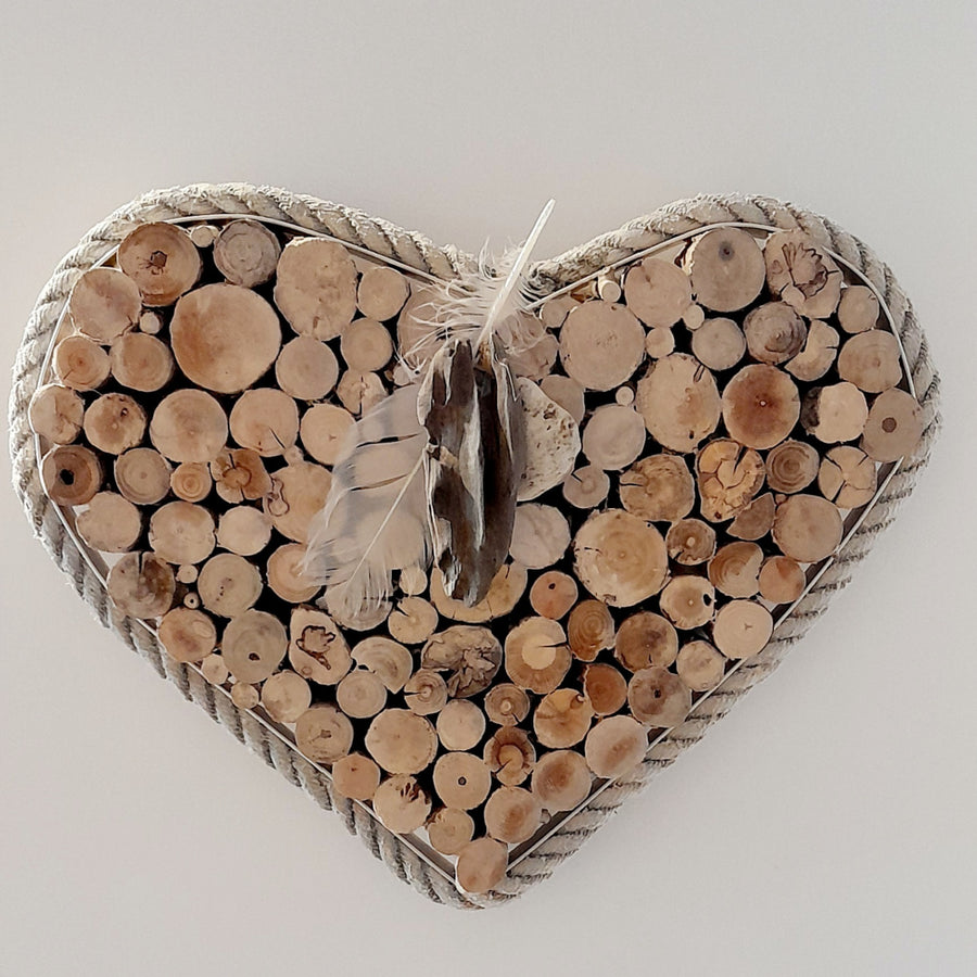 Driftwood Heart Wall Decor - Original Design 1