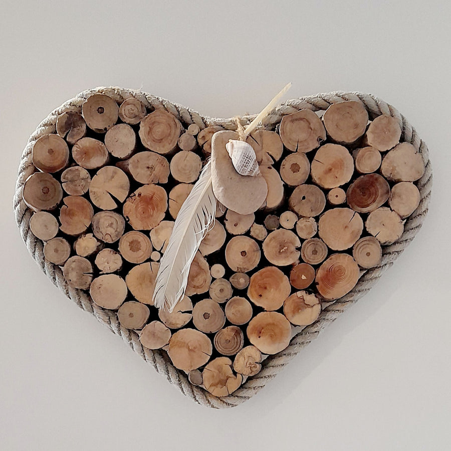 Driftwood Heart Wall Decor - Original Design 2