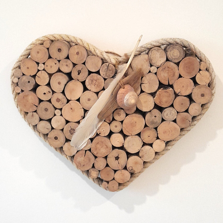 Driftwood Heart Wall Decor - Original Design 3