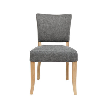 French Style Dining Chair - Natural & Grey