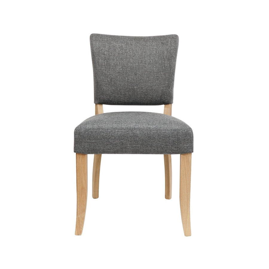 French Style Dining Chair - Natural & Grey