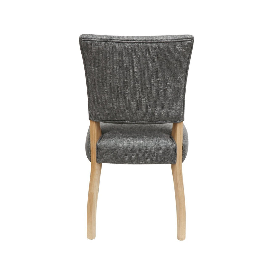 French Style Dining Chair - Natural & Grey