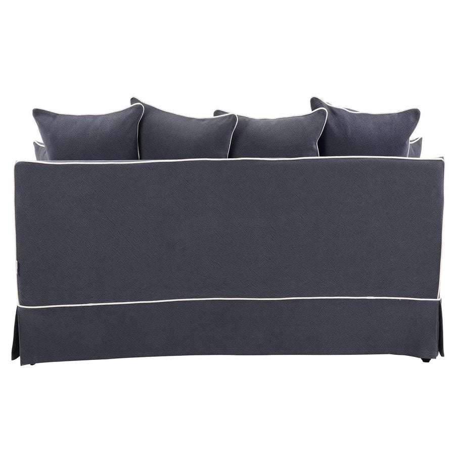 Hamptons Contemporary Three Seater Removable Cover - Navy
