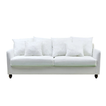 Hamptons Contemporary Three Seater Sofa Base & Cushion Inserts