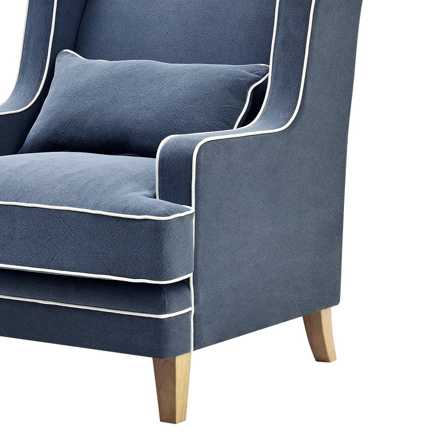 Hamptons Navy Armchair