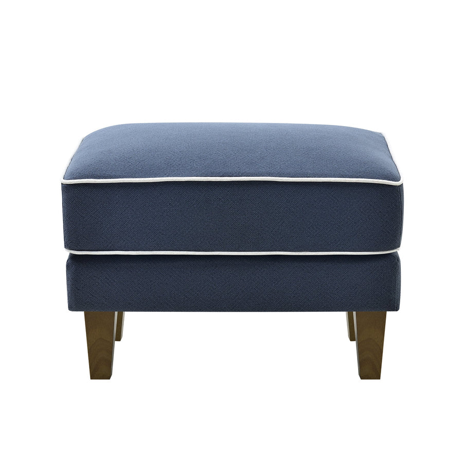 Hamptons Navy Ottoman