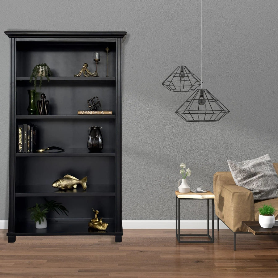 Hamptons Tall Bookshelf - Black