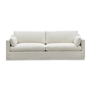 Hamptons Urbane Three Seater Slip-Cover Sofa - Ivory