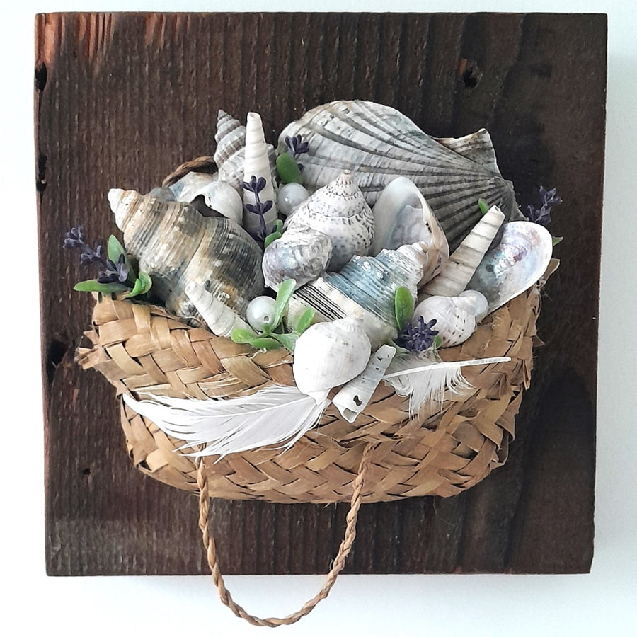 Kete Full of Shells Wall Decor - Original Design 1