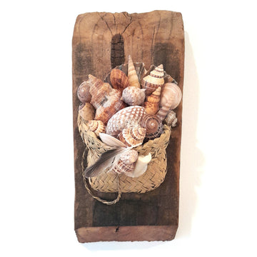 Kete Full of Shells Wall Decor - Original Design 2