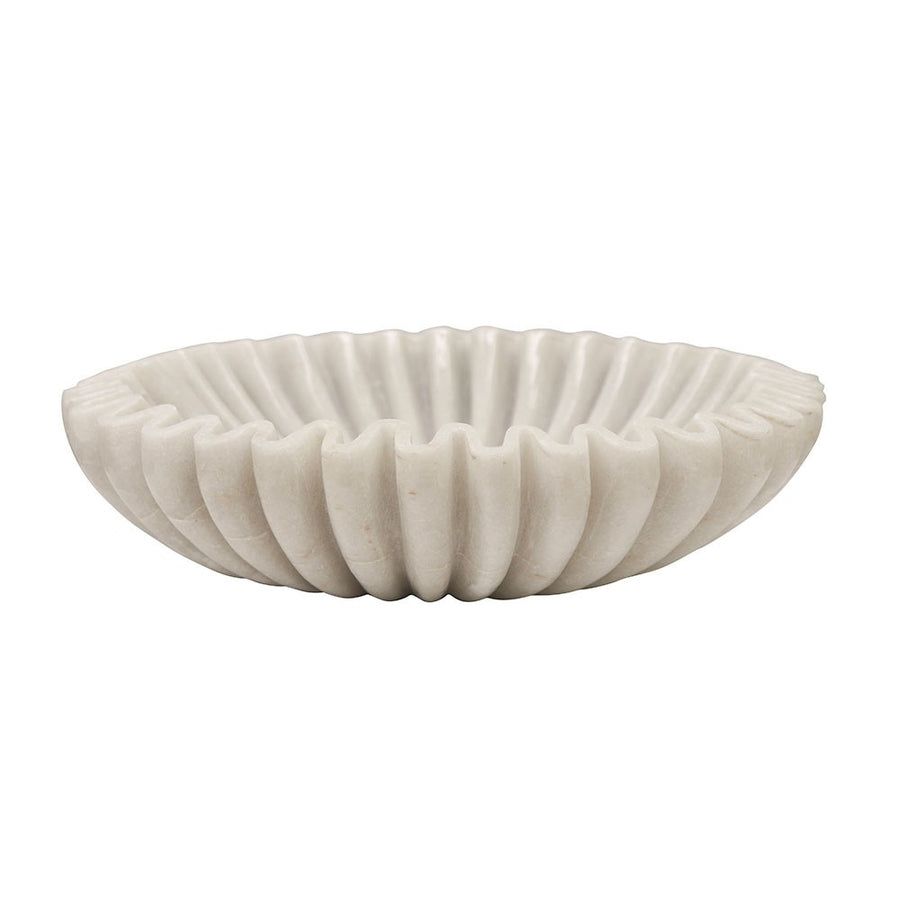 Marble Pleated Bowl - Medium