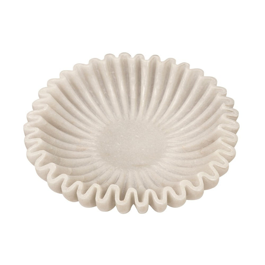 Marble Pleated Bowl - Medium