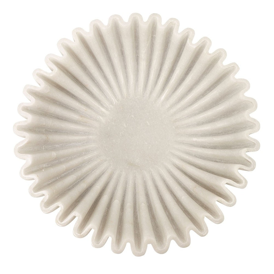 Marble Pleated Bowl - Medium