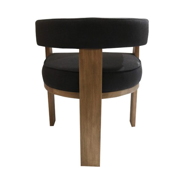 Oak Carver Dining Chair - Natural & Black