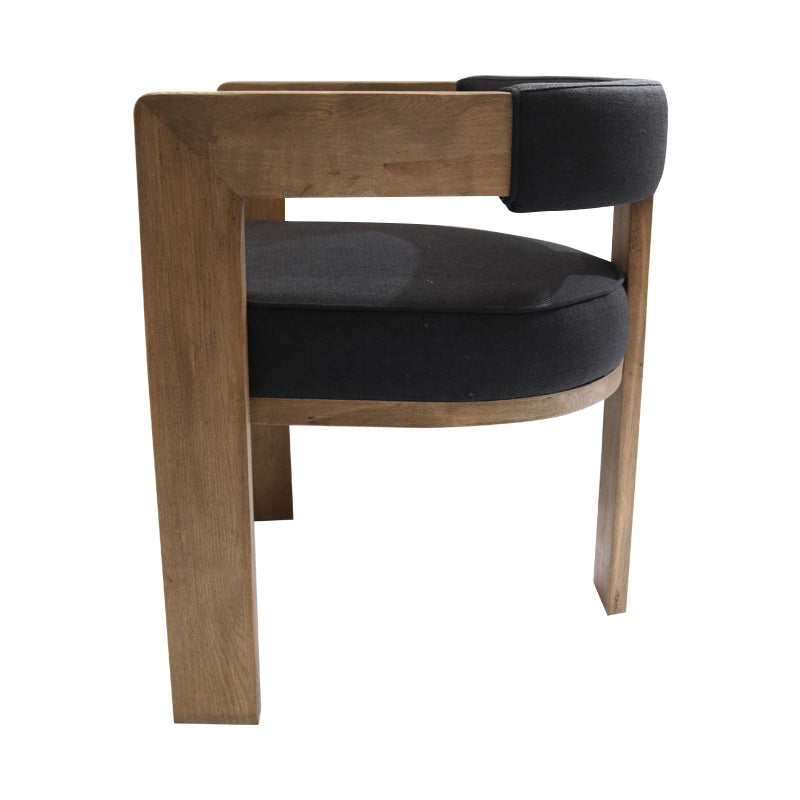 Oak Carver Dining Chair - Natural & Black