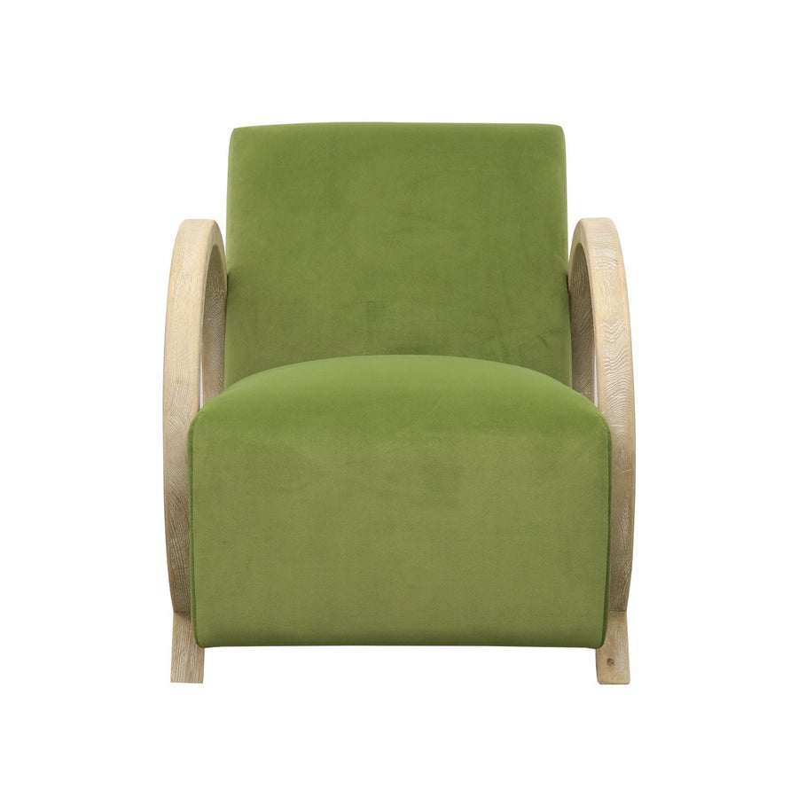 Palm Beach Circle Chair - Green & Light Wash