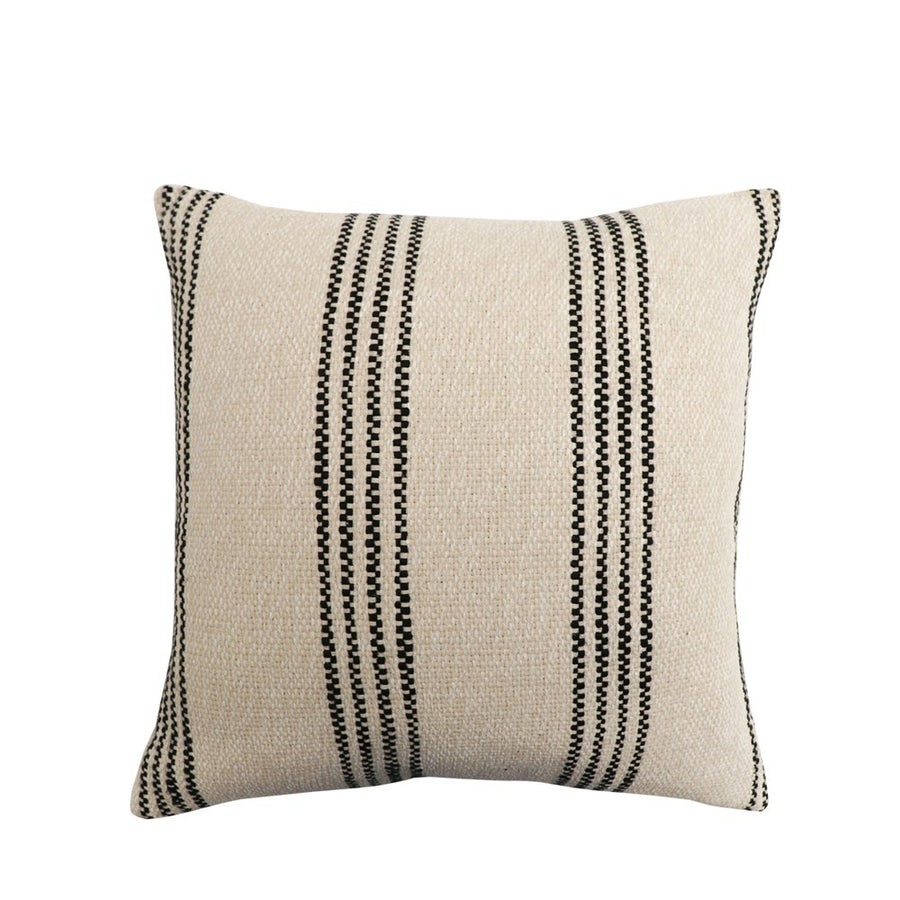 Quad Stripe Cushion - Natural