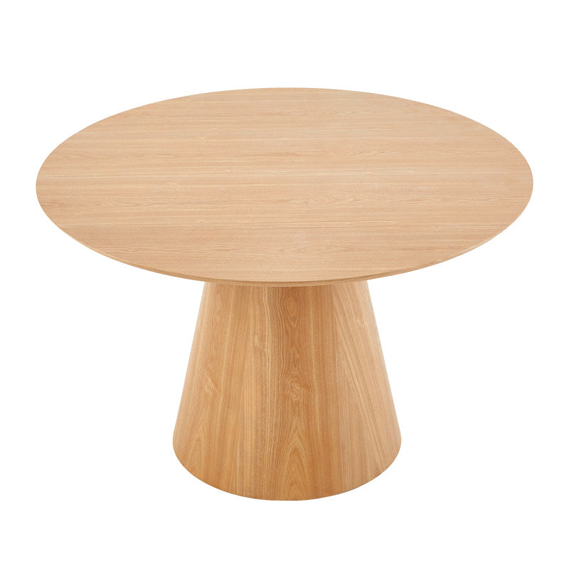 Round Oak Pedestal Dining Table 120cm