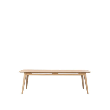 Scandi Oak Slot Detail Dining Bench 150cm - Natural