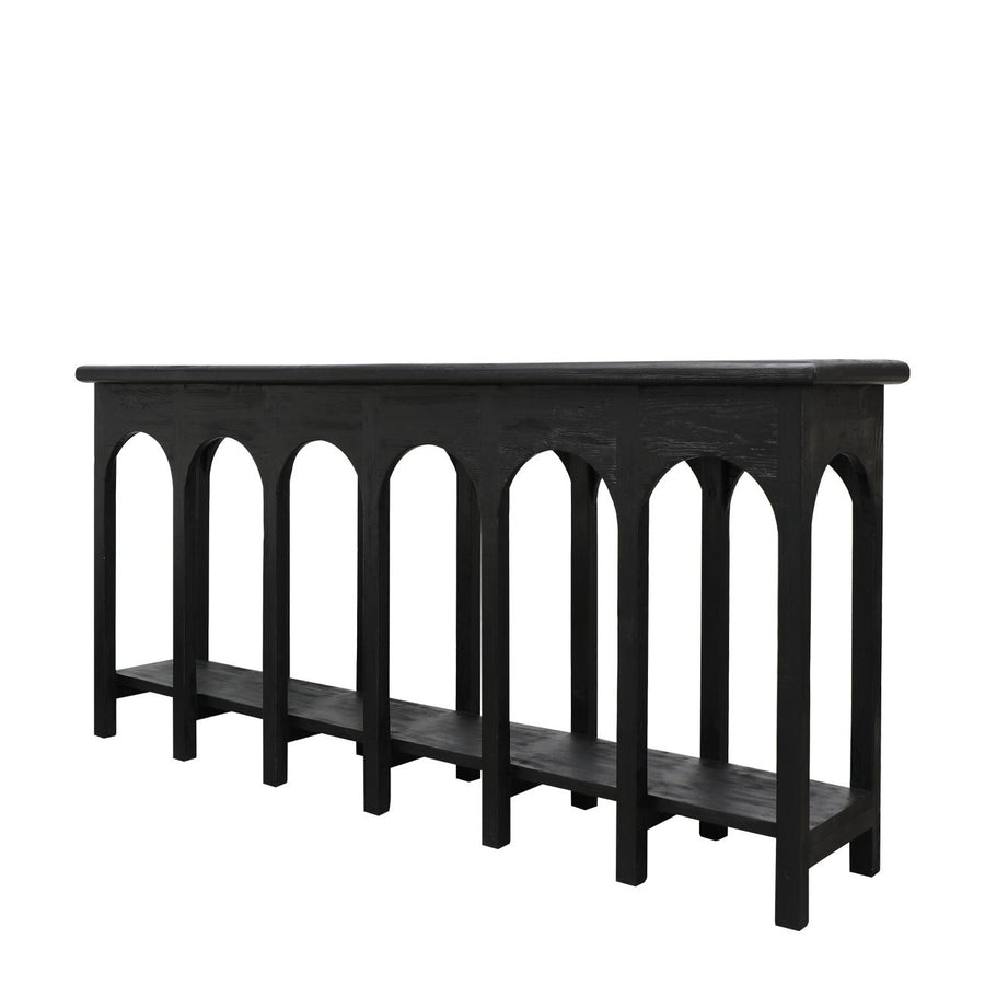 Six Arch Console - Black