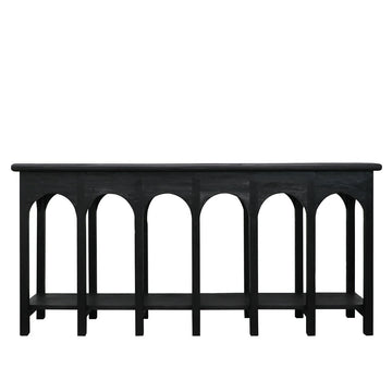 Six Arch Console - Black