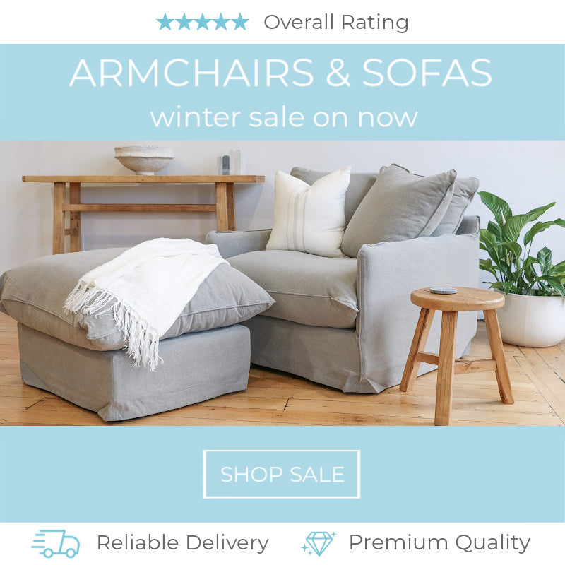 Armchairs and Sofas Winter Sale On Now