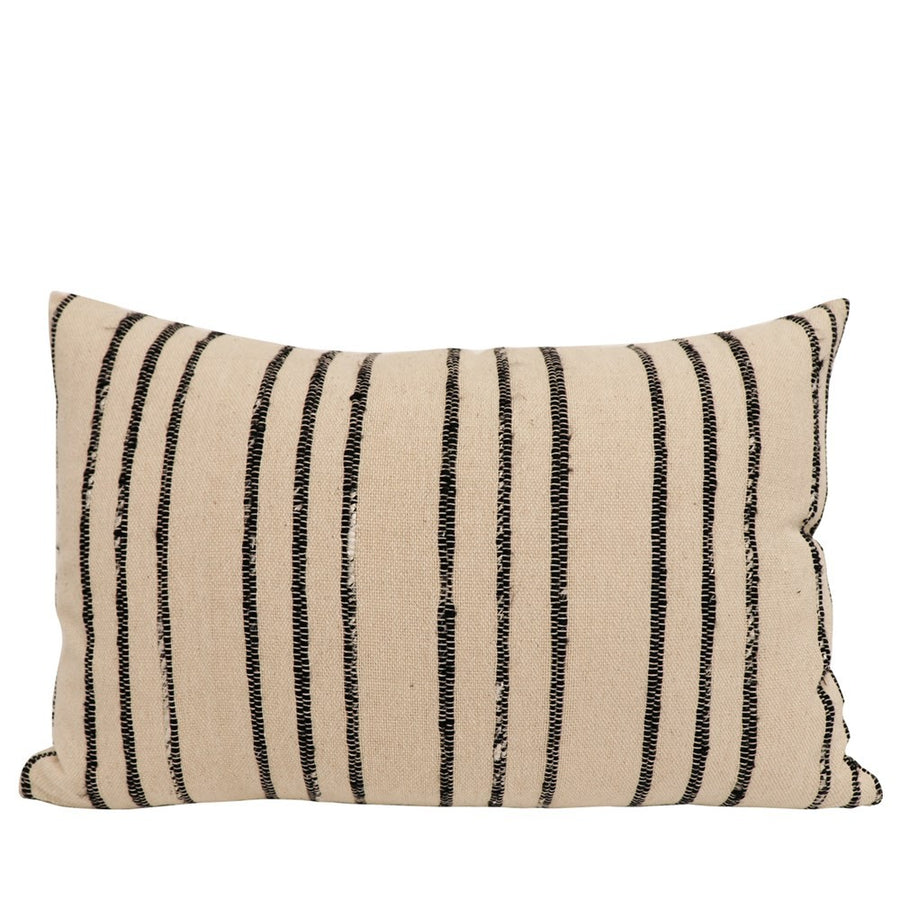 Tri-Striped Rectangular Cushion - Sand